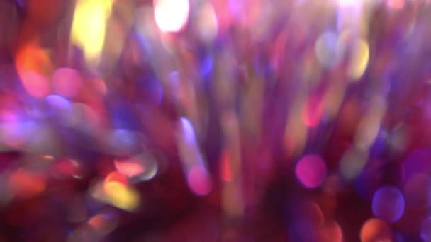 Decoração Festiva Fundo Abstrato Manchas Brilhantes Partículas — Vídeo de Stock