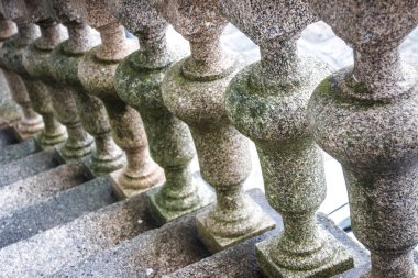 yarım daire balkon korkuluk, şehir mimari, dekorasyon