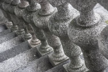 yarım daire balkon korkuluk, şehir mimari, dekorasyon