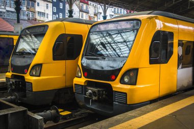 Modern şehir taşımalar. Yolcu treni