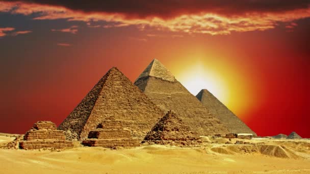 Ancient Egyptian pyramids, symbol of Egypt.