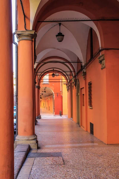 Bolognai Olasz Ősi Város Gyönyörű Építészeti — Stock Fotó