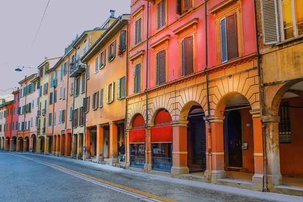 Beautiful Architecture Ancient Italian City Bologna — Stock Photo, Image