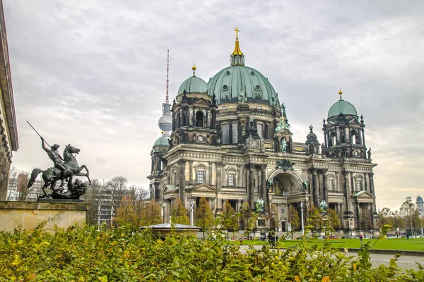 Majestic Berlin Cathedral Building Dome Protestant Cathedral Berlin Germany — 스톡 사진