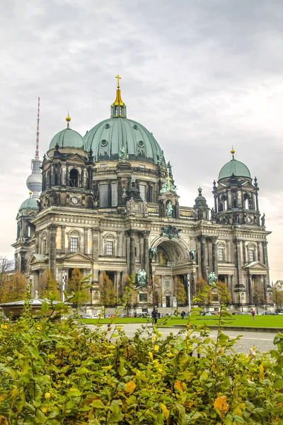 Majestic Berlin Cathedral Building Dome Protestant Cathedral Berlin Germany — 스톡 사진