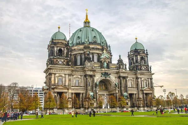 Majestic Berlin Cathedral Building Dome Protestant Cathedral Berlin Germany — 스톡 사진