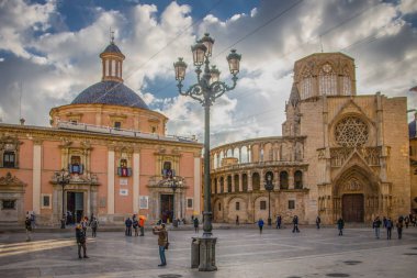 Valencia ve sefil kutsal bakire Bazilika Katedrali.