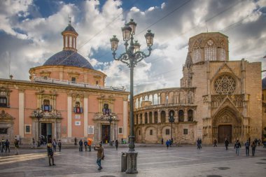 Valencia ve sefil kutsal bakire Bazilika Katedrali.