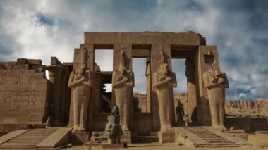 Güzel antik tapınak, Karnak Luxor kalıntıları