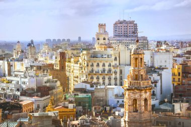 Güzel İspanyol şehir Valencia. Tarihi merkez fotoğrafları.