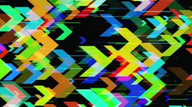 3d geometrik arka plan. Hareket geometrik yüzeyi