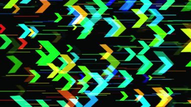 3d geometrik arka plan. Hareket geometrik yüzeyi