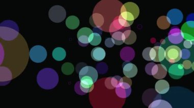 3d arka plan: geometrik yüzeylerin, daireler. Makro soyut animasyon.