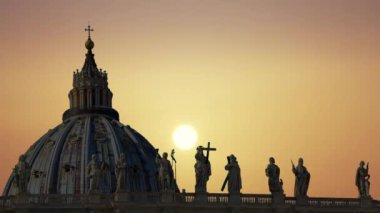 Muhteşem St. Peter Katedrali Vatikan