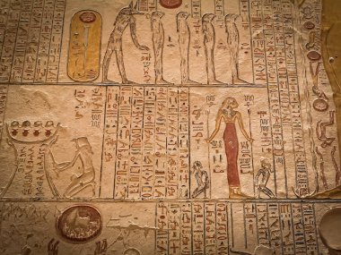 KV9, Kings 'Valley No. 9, Memnon 'un mezarı, 20. hanedanlıktan firavunların mezarı Ramses V ve Ramses VI.