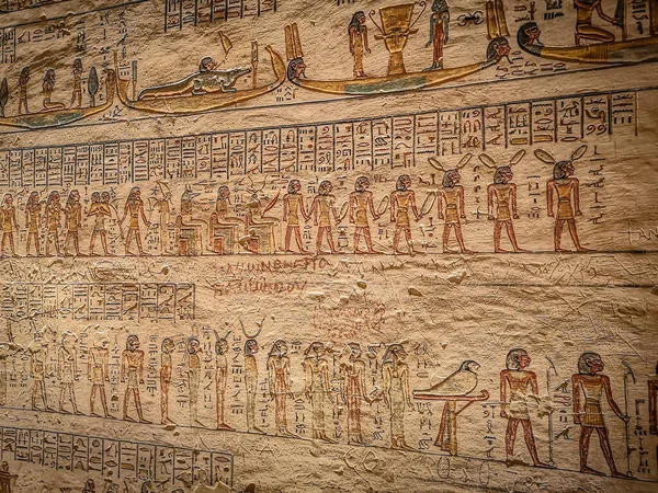 Kv9 Kungarnas Dal Memnons Grav Faraonernas Grav Från Dynastin Ramses — Stockfoto
