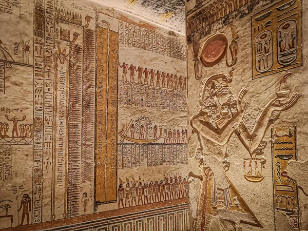 Kv9 Kings Valley 멤논의 왕조의 파라오의 람세스 람세스 — 스톡 사진