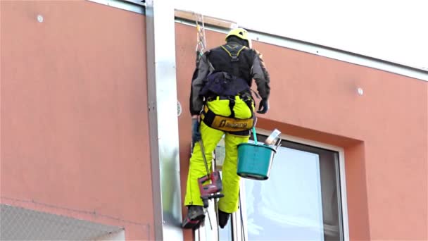 Escalade Industrielle Professionnelle Cheminée Gaz Naturel Acier Inoxydable — Video