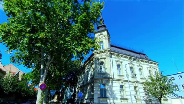 Hermoso Edificio Histórico Edificio Europa — Vídeos de Stock