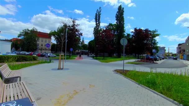 Parque Cidade Pequena Europa Prostejov — Vídeo de Stock