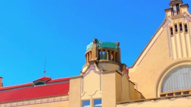 National House Narodni dum, Theatre, Galeri, Restoran, Secession Style, Nadir Tarihi Binalar, Avrupa, CZ, Prostejov