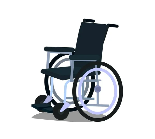 Fauteuil Roulant Dans Hôpital Vecteur Plat Matériau Objet Conception Illustration — Image vectorielle