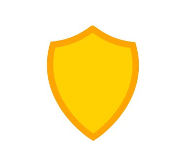 Shield sign. Protection icon. Protection emblem - security shield sign.