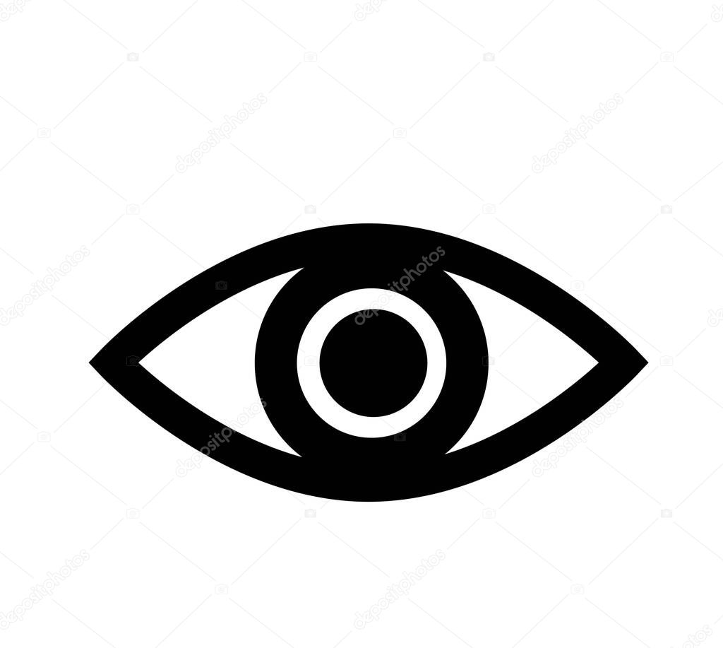 Eye icon sign.Vector illustration of a icon design.