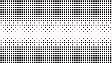 Beyaz arkaplandaki kare dokusunun yarısı. Web pankartları, duvar kağıtları, kartpostallar ve web siteleri için tasarım ögesi.