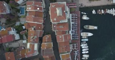 Burgazada, Prens Adaları, Burgaz Ada, Istanbul, Türkiye en küçük havadan görünümü.