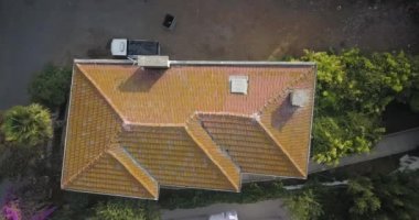 Burgazada, Prens Adaları, Burgaz Ada, Istanbul, Türkiye en küçük havadan görünümü.