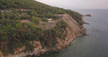 Burgazada, Prens Adaları, Burgaz Ada, Istanbul, Türkiye en küçük havadan görünümü.