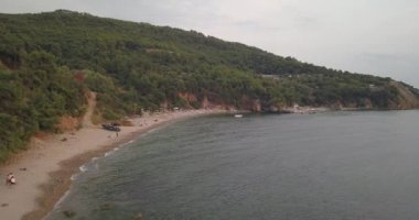 Burgazada, Prens Adaları, Burgaz Ada, Istanbul, Türkiye en küçük havadan görünümü.