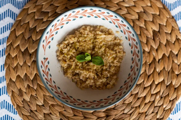 Risoto de cevada AKA Orzotto — Fotografia de Stock