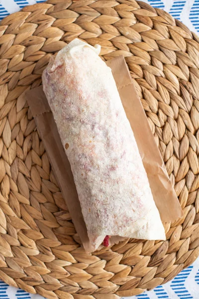 Szerves egészséges Wrap — Stock Fotó