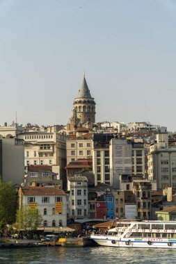 Galata kulesi, İstanbul. Türkiye. İstanbul'un Ünlü Simgesi.