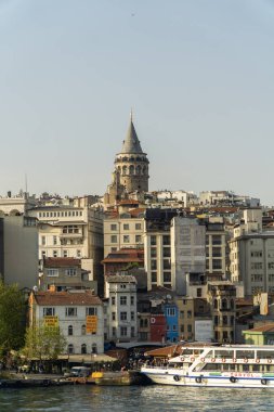 Galata kulesi, İstanbul. Türkiye. İstanbul'un Ünlü Simgesi.