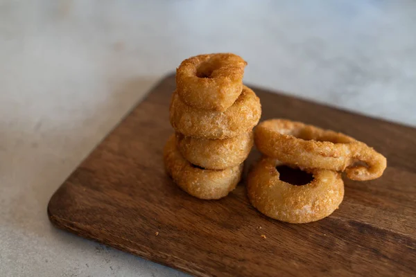 Homemade, delicious Onion Rings — Stock Photo, Image