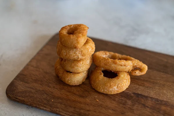 Homemade, delicious Onion Rings — Stock Photo, Image