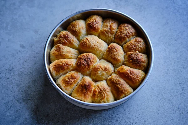 Burok Con Formaggio Tradizionale Borek Turco Bosniaco Deliziosa Pasticceria Ripiena — Foto Stock