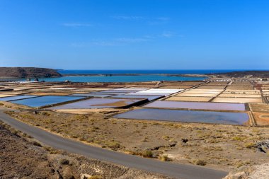 saltworks Salinas de Janubio Lanzarote, Kanarya Adaları, İspanya