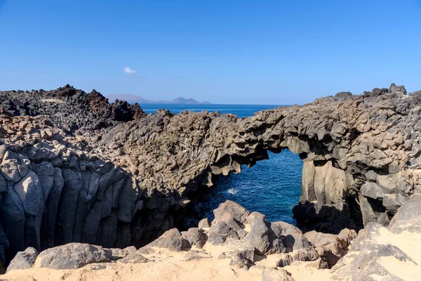 OS arcos la Graciosa Island, Kanarya Adaları, İspanya