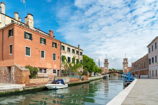 Venecia Italia Sestiere Castello — Foto de Stock