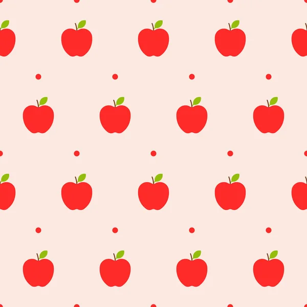Food - Fruit - Seamless Pattern with Blueberries and Polka Dots on a Beige Background