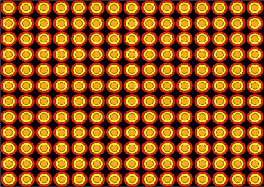 Renkli geometrik şekillerin soyut arkaplanı