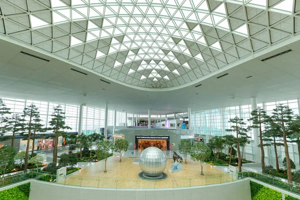 Incheon Coréia Sul Agosto 2020 Terminal Aeroporto Internacional Incheon Não — Fotografia de Stock