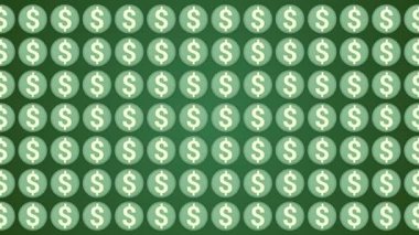 Doları Amerikan para yeşil renkli sikke Rating yatay