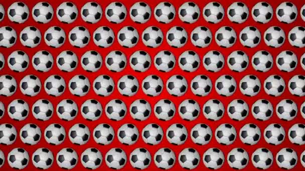 Fußball Fußball Fußball roter Hintergrund Muster