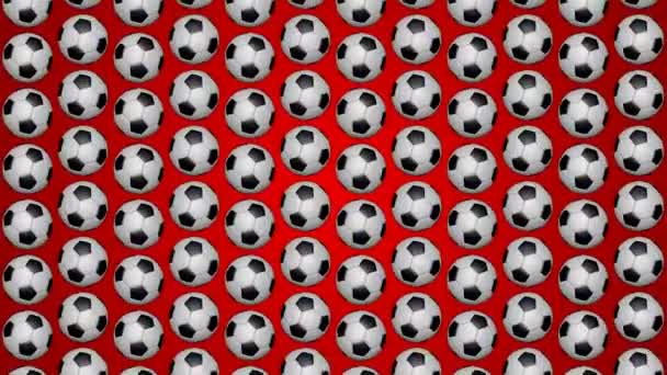 Fotbal, kolejových míče pro fotbal červená vzor