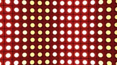 Duvar ampuller yanıp sönen ışıklar statik dikey kırmızı sahne arka plan vj döngü desen